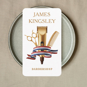 Professionele Kapperszaak Kappersbeurt Kapper Wit Visitekaartje
