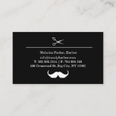 Professionele kapperszaak visitekaartjes (Achterkant)