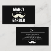 Professionele kapperszaak visitekaartjes (Voorkant / Achterkant)