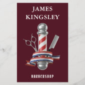 Professionele Kapsalon Kapper Paal Moderne Kappers Flyer (Voorkant)