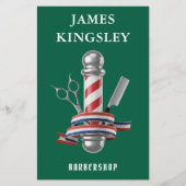 Professionele Kapsalon Kapper Paal Moderne Kappers Flyer (Voorkant)
