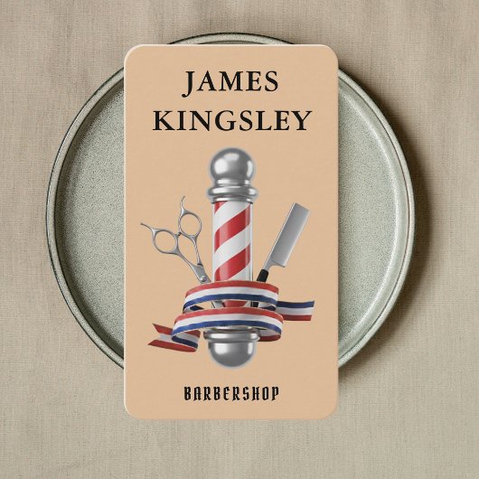 Professionele Kapsalon Kapper Paal Moderne Kappers Visitekaartje