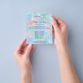 professionele kapster opal design flyer (Hand)