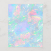 professionele kapster opal design flyer (Achterkant)