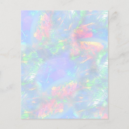 professionele kapster opal design flyer (Achterkant)