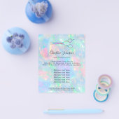 professionele kapster opal design flyer (Enkel)