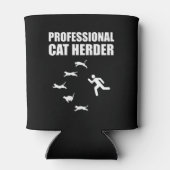 Professionele kat Herder Funny Herding Cats Blikjeskoeler (Achterkant)