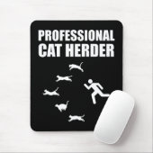 Professionele kat Herder Funny Herding Cats Muismat (Met muis)
