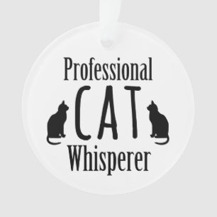 Professionele kat Whisperer Ornament