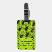 Professionele katten Bagagelabel uit (Voorkant verticaal)