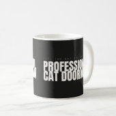 Professionele kattenportier Funny Cat Mok (Voorkant rechts)