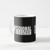 Professionele kattenportier Funny Cat Mok (Voorkant links)