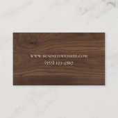 Professionele kauwvoedselcatering visitekaartje (Achterkant)