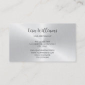 Professionele Kersenbloesem Roze Zilver Business C Visitekaartje (Achterkant)