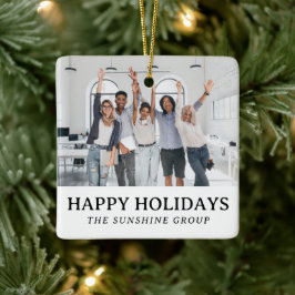 Professionele kerstcadeaus voor klanten keramisch ornament