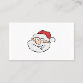 Professionele kerstman Funny Informele Cartoon Visitekaartje (Achterkant)