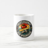 Professionele Kinderoppasser Docent Retro Badge Koffiemok (Center)