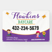 Professionele kinderopvang spandoek (Horizontaal)