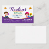 Professionele kinderopvang visitekaartje (Voorkant / Achterkant)