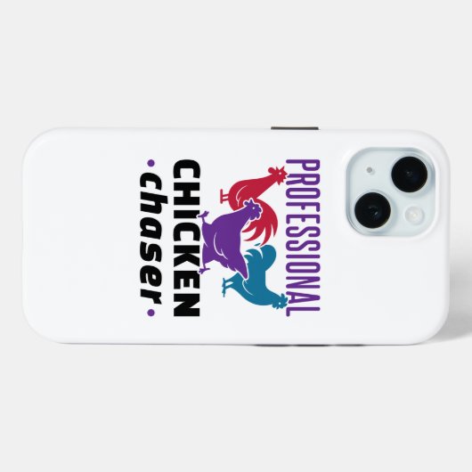 Professionele kippen met kleurrijke kip Case-Mate iPhone case (Achterkant (horizontaal))