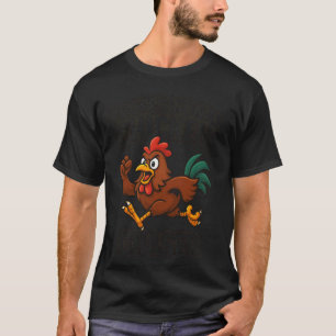 Professionele Kippenjager Grappige Boerderij Boer T-shirt