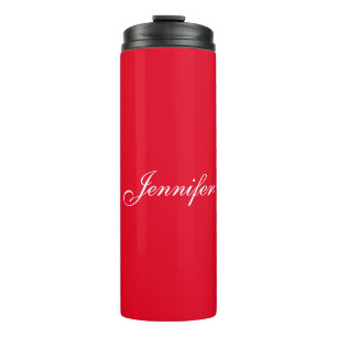 Professionele klassieke handschrift naam custom ro thermosbeker