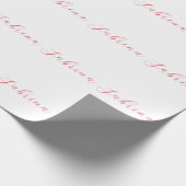 Professionele klassieke handschrijvernaam, aangepa cadeaupapier (Hoek)