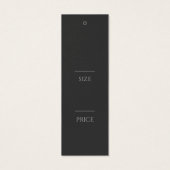 Professionele Kleding Merk Hang Labels Mini Visitekaartjes (Achterkant)