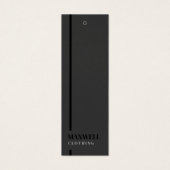 Professionele Kleding Merk Hang Labels Mini Visitekaartjes (Voorkant)