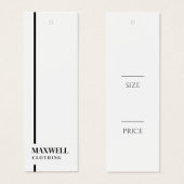 Professionele Kleding Merk Hang Labels Mini Visitekaartjes (Voorkant /achterkant)