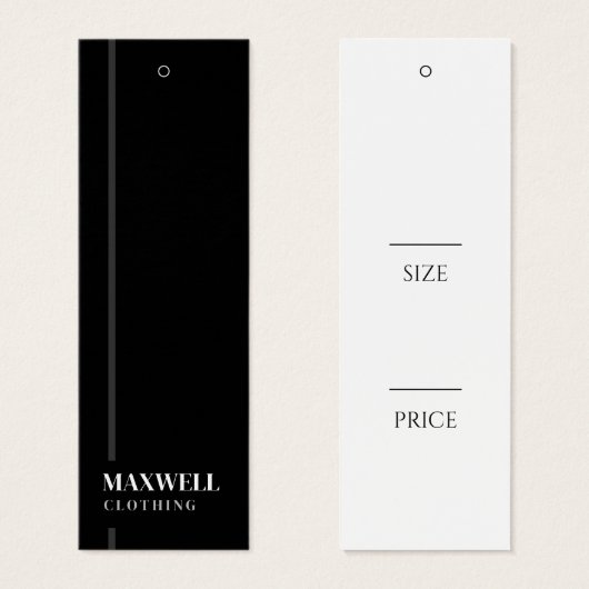 Professionele Kleding Merk Hang Labels Mini Visitekaartjes (Voorkant /achterkant)