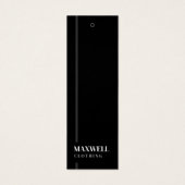 Professionele Kleding Merk Hang Labels Mini Visitekaartjes (Voorkant)