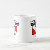 Professionele kledingschijf koffiemok (Center)