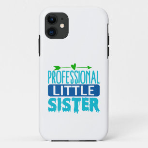 Professionele kleine zuster Blue Paint Drip Case-Mate iPhone Case