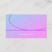 Professionele kleurrijke kunst, Ombre Modern Visitekaartje (Voorkant)