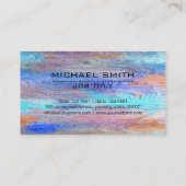 Professionele kleurrijke, moderne look #14 visitekaartje (Achterkant)