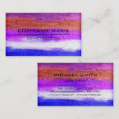Professionele, kleurrijke, moderne look #15 visitekaartje (Voorkant / Achterkant)