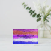 Professionele, kleurrijke, moderne look #15 visitekaartje (Staand voorkant)