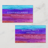 Professionele, kleurrijke, moderne look #17 visitekaartje (Voorkant / Achterkant)