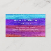 Professionele, kleurrijke, moderne look #17 visitekaartje (Achterkant)