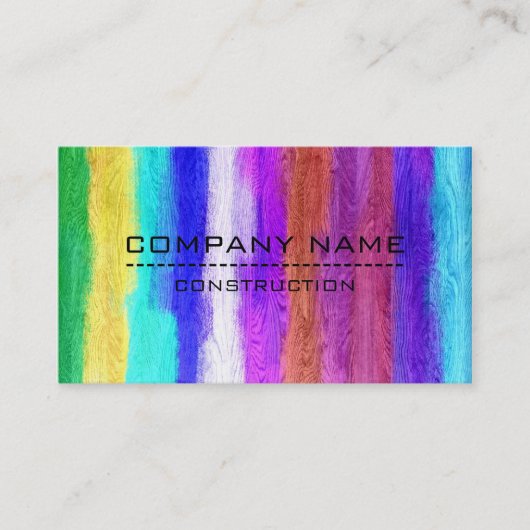 Professionele, kleurrijke, moderne look #18 visitekaartje (Voorkant)