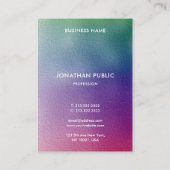 Professionele Kleurrijke Sjabloon Elegant Modern Visitekaartje (Achterkant)