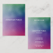 Professionele Kleurrijke Sjabloon Elegant Modern Visitekaartje (Voorkant / Achterkant)