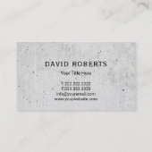 Professionele klusjesman reparatieservicecontracto visitekaartje (Achterkant)