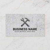 Professionele klusjesman reparatieservicecontracto visitekaartje (Voorkant)