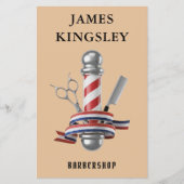 Professionele knipbeurt Kapper paal Modern kappers Flyer (Voorkant)