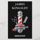 Professionele knipbeurt Kapperpaal Moderne kappers Flyer (Voorkant)