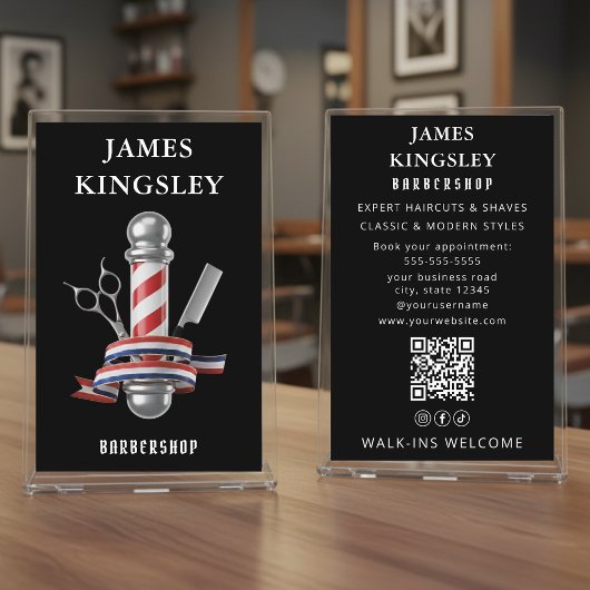 Professionele knipbeurt Kapperpaal Moderne kappers Flyer