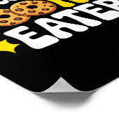 Professionele Koekjeseter Koekjesliefhebber Chocol Poster (Hoek)
