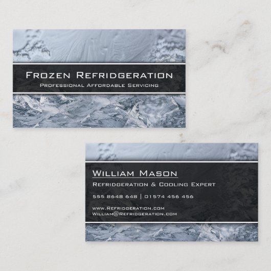 Professionele koeling - Visitekaartje (Voorkant / Achterkant)